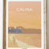 Poster Calima en Gran canaria Poster calima naranja
