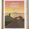 Poster Ventana del nublo puesta de sol teide Lamina de Gran canria