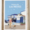 Poster de puerto de las nieves agaete decorativo cielo azul