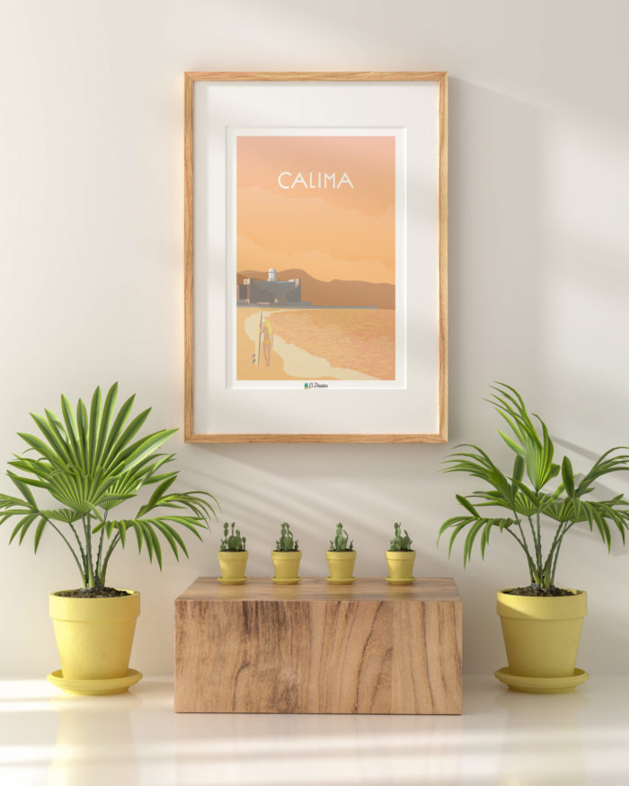 posters vintage grafico calima gran canarias las canteras auditorio