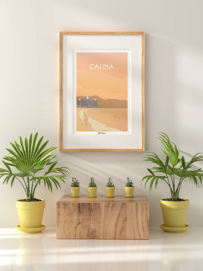 posters vintage grafico calima gran canarias las canteras auditorio