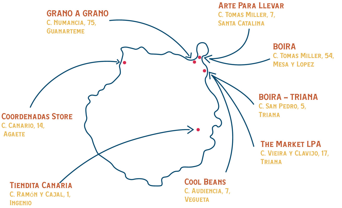 mapa Gran canaria tienda fisica de arte mural decoracion