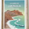 Poster de Aldea de san nicolas pueblo del noroeste de gran canaria en Canarias