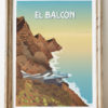 Poster de Aldea de san nicolas pueblo del noroeste de gran canaria en Canarias