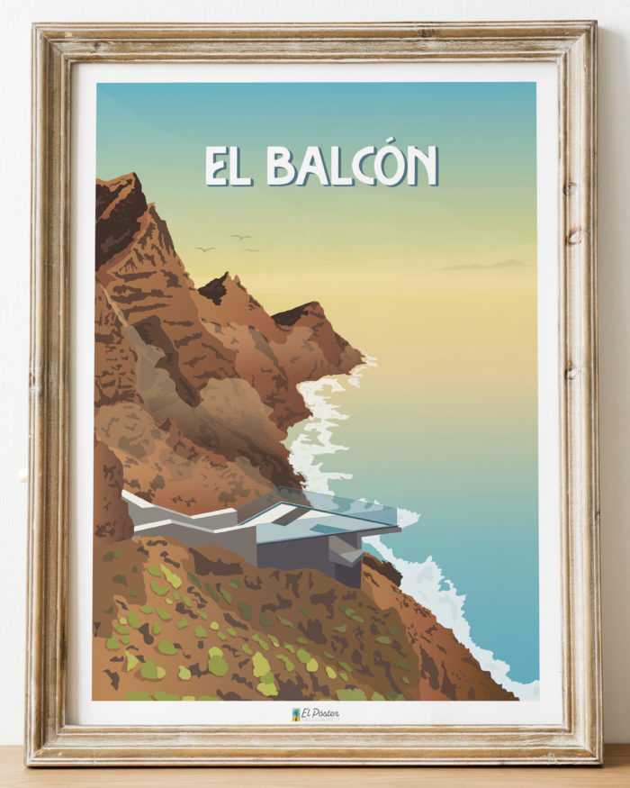 Poster de Aldea de san nicolas pueblo del noroeste de gran canaria en Canarias