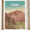 Poster del Teide con cielo azul Tenerife