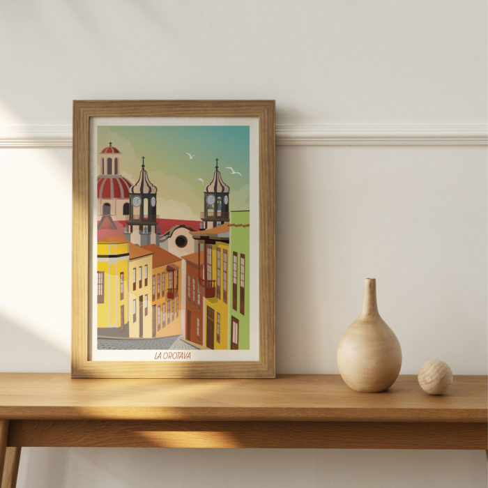 Poster ciudad La Orotava de Tenerife